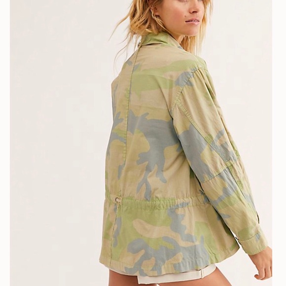 FREE PEOPLE Lead The Way Camo Jacket - Picture 3 of 8